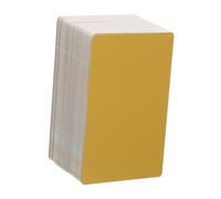 Homoyoyo 200pcs Gold Metal Blank Business Cards Aluminum Sheets for Laser Engraving Oxidation-Resistant Nameplates for Creative Stamping and Professional Branding