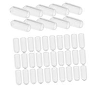 Homoyoyo 200pcs Transparent Headband Replacement Caps Rubber End Plugs for Hair Bands Protective Covers to Repair and Comfort Hair Accessories Easy to Install