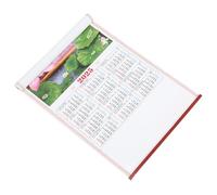 Homoyoyo 2025 Wall Monthly Calendar Scroll Calendar Paper with Printing Practical Simple Design Unique Hanging Hole for Home and Office