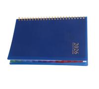 Homoyoyo 2026 Yearly Planner Notebook A5 Blue Monthly Weekly Agenda Book Notes Compact Schedule Planner for Personal Time Management and Daily Appointment Tracking