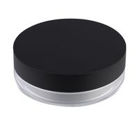 Homoyoyo 20g Face Powder Compact Reusable Plastic Powder Container with Divider and Sponge Puff Travel Cosmetic Makeup Case