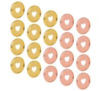 Homoyoyo 20pcs Abs Binder Discs with Extra Strong Hold and Creative Design for Loose-Leaf Notebooks, Book Binding Accessories Suitable for Artists and Office Workers