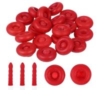 Homoyoyo 20Pcs Anti-Leak Caulk Protector Caps Latex Sealer Covers for Caulking Tubes Glue Mouth Protective Seal Caps for Home and Professional Use