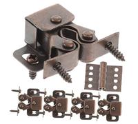 Homoyoyo 20pcs Antique Red Cabinet Latches and Catches Cold-Rolled Steel Ball Latches for Rv Cabinets Wardrobes and Cupboards Secure Door Closer to Prevent Dust and Ensure Tight Closure