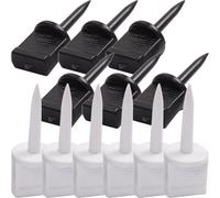 Homoyoyo 20pcs Archery Target Fixed Nails Set Black White Eva Paper Pins for Outdoor Hunting Target Accessories