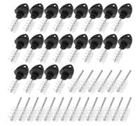 Homoyoyo 20pcs Beer Tap Plug Cleaning Brushes Set with Stainless Steel Bristles, Dustproof Draft Faucet Caps for Bar and Restaurant Tap Maintenance, Black and