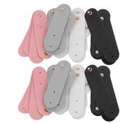 Homoyoyo 20pcs Cord Organisers Holder with Reusable Pu Leather and Metal Clips, Compact Data Cable Storage for Earphones and Charging Lines, for Travel and Commuting Cable Management