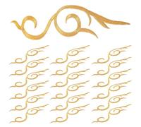 Homoyoyo 20pcs Embroidery Patch Iron Sew Fabric Applique Luxurious Appliques for Clothing Ancient Drama Costume Decorations DIY Craft