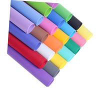 Homoyoyo 20pcs EVA Foam Sheets Thick Multicoloured Craft Papers for DIY Handcraft Flexible and Easy to Cut Handmade Sheets for Scrapbooking Flower Forming Card Making and Random Color