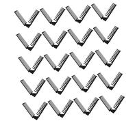 Homoyoyo 20pcs Folding Hair Brush Travel Size Folding Styling Comb Foldable Hair Brush with Comb Travel Folding Hairbrush Black Plastic
