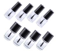 Homoyoyo 20pcs Glass Bottle Nail Polish Bottle 5ml Leak-proof DIY Color and Style Simple Classical Design for Manicure Lovers and Female Friends Present DIY