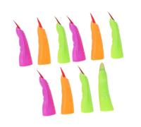 Homoyoyo 20pcs Halloween Fake Witch Fingers for - Zombie Costume Props - Assorted Colors Perfect for Masquerade Parties and Halloween Dress Up Fun