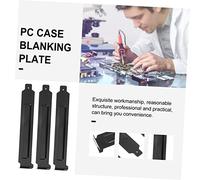 Homoyoyo 20pcs Heat Dissipation Dust Shield for Pc Computer Back Slot Cover Blanking Plate for Computer Case Pci Expansion Blank Plate for Gaming Pc Case