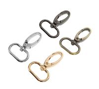 Homoyoyo 20pcs Lightweight Bag Snap Hook with Swivel Trigger Lobster Clasps Durable DIY Craft Key Ring Claws for Handbags Lanyards and Accessories Multi Color Clips for Secure Organizing
