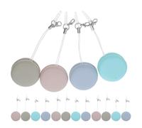 Homoyoyo 20pcs Macaron Portable Screen Cleaning Cloth Set for Mobile Phones, Laptops, Tablets and Glasses - 4 Colors (pink, Blue, Green, Khaki), Fingerprint and Dust Removal
