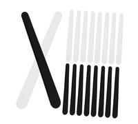 Homoyoyo 20pcs Makeup Spatula Cosmetic Face Mask Applicator Tools Frosted Spatulas for Mixing and Sampling Creams and Lotions White and Black