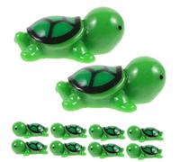 Homoyoyo 20Pcs Mini Sea Turtle Figurines Miniature Resin Tortoise for Desktop Garden Balcony Decoration Compact Ocean Animal Models for DIY Micro Landscapes and Display