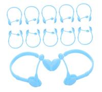 Homoyoyo 20Pcs Mini Yellow Duck Headset Models Plastic Dollhouse Accessories DIY Craft Decorations for Halloween Car Desktop Ornament