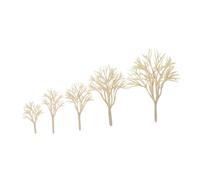 Homoyoyo 20PCS Miniature Model Trees for DIY Sand Table and Train Scenery Realistic Landscape Decorations with Authentic Textured Trunks Mixed for Architecture and Urban Planning Models