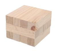 Homoyoyo 20pcs Pine Wood Craft Blocks Unfinished Wood Blocks for DIY Painting Whittling Beginner Kit Arts and Home Decoration