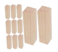 Homoyoyo 20pcs Pine Wood Craft Blocks Unfinished Wooden Cubes for DIY Painting Whittling and Home Decor Beginner Friendly Craft Wood Pieces for Creative Projects