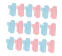 Homoyoyo 20pcs Plastic Crochet Rings Yarn Spinner Holder Lightweight Durable Finger Tension Tool for Knitting and Crocheting Accessories Beginner Friendly Yarn Guide