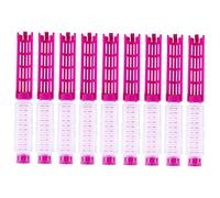 Homoyoyo 20pcs Plastic Hair Rollers Wave Hair Curlers Self-grip Styling Tools for Volumizing Roots Suitable for Salon and Home Use