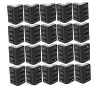 Homoyoyo 20pcs Plastic Speaker Box Corner Protectors Sturdy Edge Guards for Cabinets and Furniture Practical Wear Resistant Speaker Corners Reliable Box Guard for Enhanced Protection