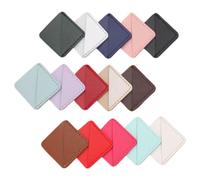 Homoyoyo 20pcs PU Leather Square Corner Bookmarks Flexible Retro Page Markers for Students Teachers Readers Multi Color Book Accessories Classroom Prizes and Presents for Friends