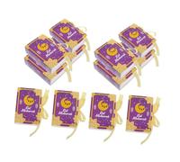 Homoyoyo 20pcs Ramadhan Festival Box Simulation Book Shaped Candy Party Box for Eid Mubarak Bridal Shower Sweets Present Storage