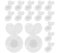 Homoyoyo 20pcs Silicone Earring Backs Secure Earring Backs Piercing Ear Comfortable to Wear Safe to The Skin Simple Style for Daily Use
