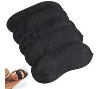 Homoyoyo 20pcs Sleeping Eye Protectors Breathable Eye Cover Block Light Easy to Carry Soft Polyester Sponge Travel for Most People