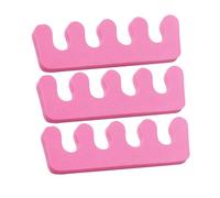 Homoyoyo 20pcs Sponge Toe Separators Nail Spacers Pink Beautiful Design Prevent Wet Polish Touch Applied to Shape Natural Nails for Pedicure Art