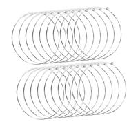 Homoyoyo 20pcs Stainless Steel Acoustic Guitar String for Replacement, High E String with Tuning Stability and Tone, Suitable for Beginners and Advanced Players, Silver Musical Instrument