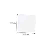 Homoyoyo 20pcs Transparent Double Sided Adhesive Tape Strong Mounting Strips for Home Office Car Use Traceless Sticky Tape for Glass Plastic Wood Metal and Safe for Wall Pictures Hooks