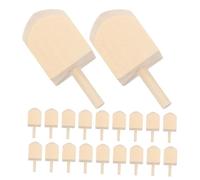 Homoyoyo 20pcs Unfinished Wooden Dreidels for Hanukkah DIY Blank Craft Tops for Adults Durable Wood Gyro for Holiday Decorations and Creative Painting Projects