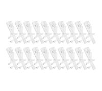 Homoyoyo 20pcs Vertical Valance Clamps for Blinds, Practical Pom Plastic Blind Clips with Easy Removal, Lightweight Design Suitable for Offices and Furniture