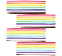 Homoyoyo 2160pcs Origami Sheets Star Paper Strips Colorful Paper Relax Your Mind Practice Finger Dexterity Handcraft for Teachers in Schools