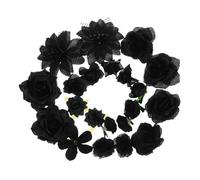 Homoyoyo 21pcs Flower Barrettes Hairpins Set Faux Rose Hair Accessories for Weddings Parties DIY Projects Easy Wear Sturdy Design for Unforgettable Memories