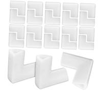 Homoyoyo 24 Pcs Epe Foam Corner Protectors for Shipping and Packing Shock Absorption Carton Edge Guards Shaped Cushioning Bumpers for Picture Frame and Artwork Protection During Moving and