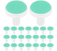 Homoyoyo 24 Piece Electric Baby Nail File Replacement Pads Electric Baby Nail Files Grinder Replacement Heads - Green For Standard Files 12 Months +