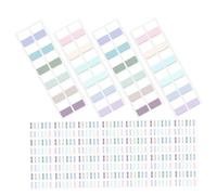 Homoyoyo 240pcs Multi Colored Sticky Index Tabs Writable Page Markers for Books Notebooks Documents Portable Lightweight Labels for Rapid Page Access and Versatile Use