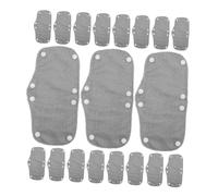 Homoyoyo 24pcs Breathable Hard Hat Sweatbands with Detachable Design Reusable Safety Helmet Liners for Sweat Absorption Non-slip Gray Replacement Pads for Construction and Industrial Work