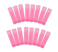 Homoyoyo 24Pcs DIY Lipstick Tubes Pink Lip Balm Sub Tubes Refillable Cosmetic Containers Compact for Homemade Lip Gloss Storage