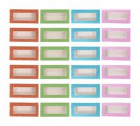 Homoyoyo 24pcs False Eyelash Storage Box Style Lash Holder with Color-coded Lash Trays Organizer for Secure False Eyelash Storage and Easy Use