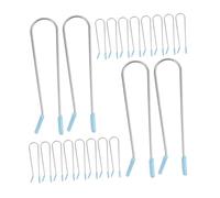 Homoyoyo 24pcs Heat Resistant Hot Roller Replacement Clips for Electric Curlers Secure Non-slip Hold Rapid Heating U-shaped Hair Curler Clamps for Versatile Styling