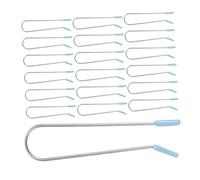 Homoyoyo 24pcs Hot Curler Clips Replacement Kit U-shaped Roller Replacement Clips for Quick Hair Styling with Nonslip Grip and Efficient Heating Easy to Use Hair Curlers Clamps for Home DIY