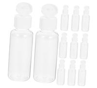 Homoyoyo 24pcs Plastic Refillable Lotion Containers Lightweight Travel Cosmetic Bottles Leakproof Sealed Bottles for Shampoo Makeup Remover Storage