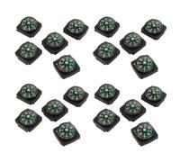 Homoyoyo 25pcs Black Abs Mini Navigation Compasses with High Sensitivity and Quick Attachment, Portable Wrist Compasses for Outdoor Explorations and Camping