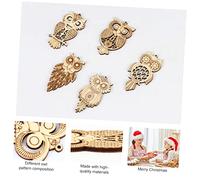 Homoyoyo 25Pcs Cartoon Owl Pattern Cutouts for DIY Crafts Hanging Ornaments for Home Decoration Lightweight and Easy to Install for Creating Joyful Atmosphere